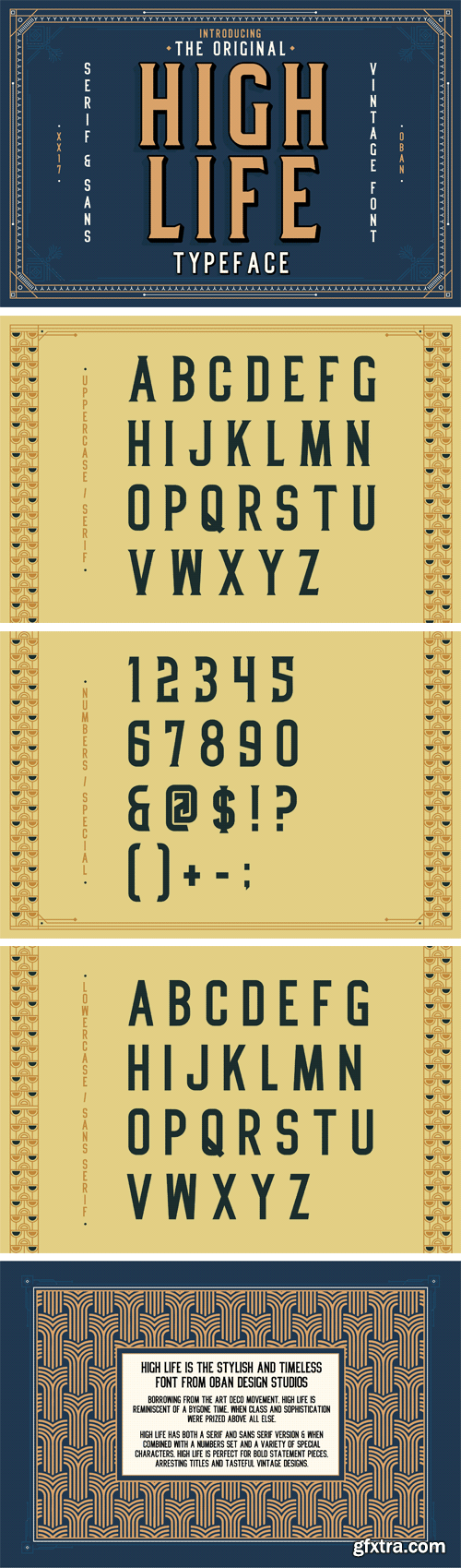 CM - High Life Typeface 1972233