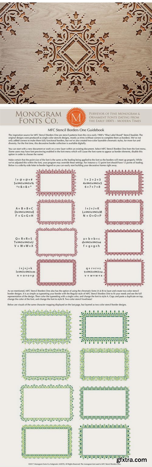 CM - MFC Stencil Borders One 1985635