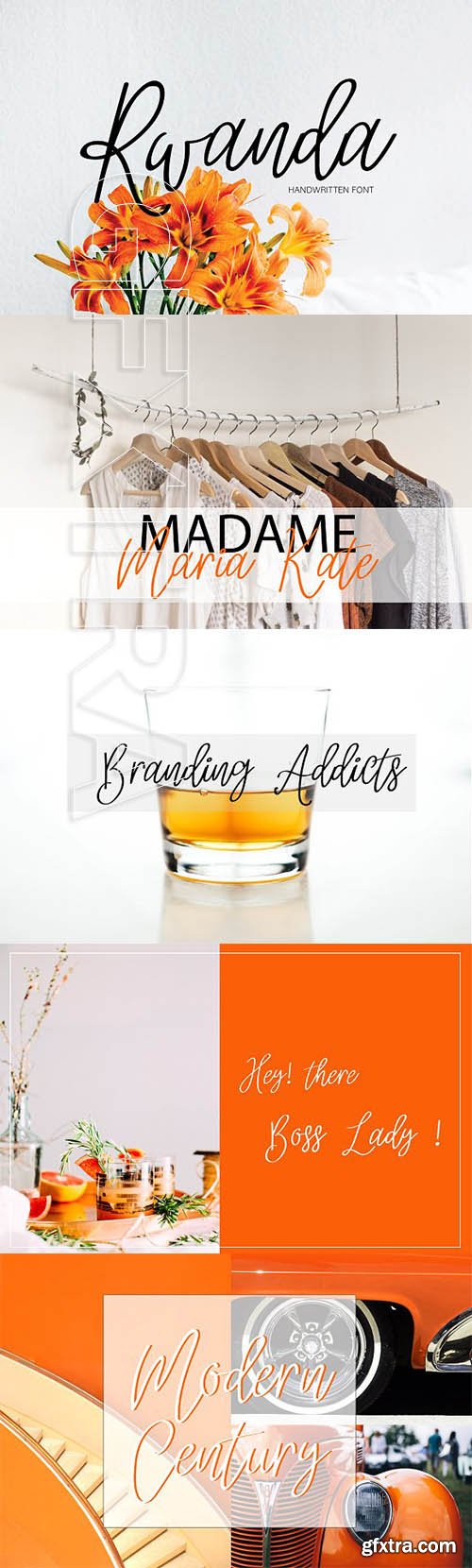 CreativeMarket - Rwanda Handwritten Script Font 2019834