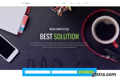 Digital Agency For SEO / Marketing PSD Template