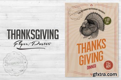 Thanksgiving Flyer Poster