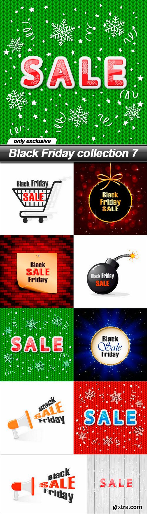 Black Friday collection 7 - 10 EPS