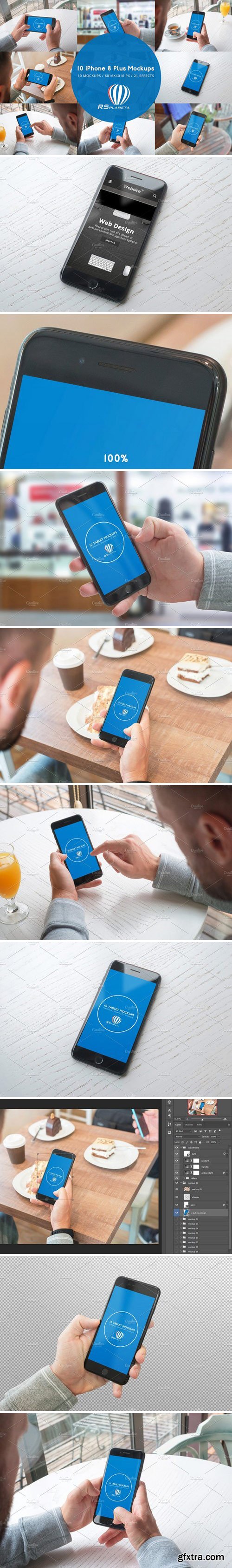 CM - 10 iPhone 8 Plus Mockups 1951744