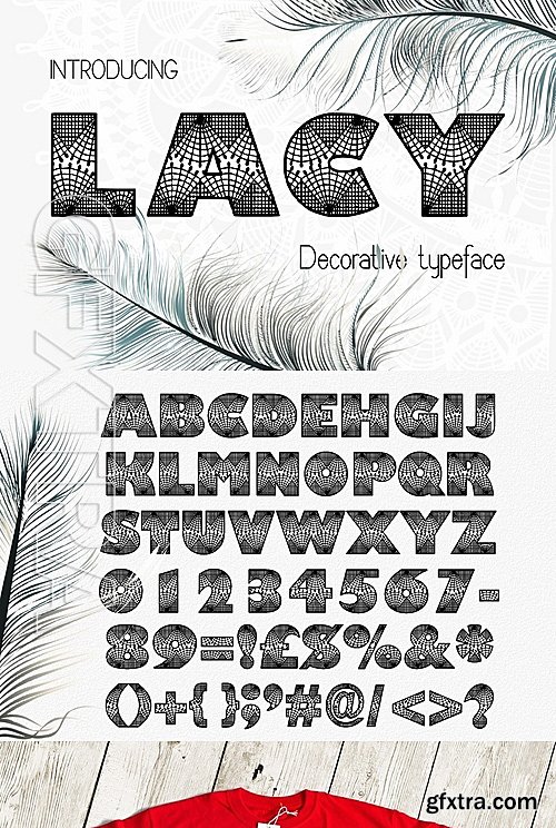 CM - Lacy Font and extras 1385258