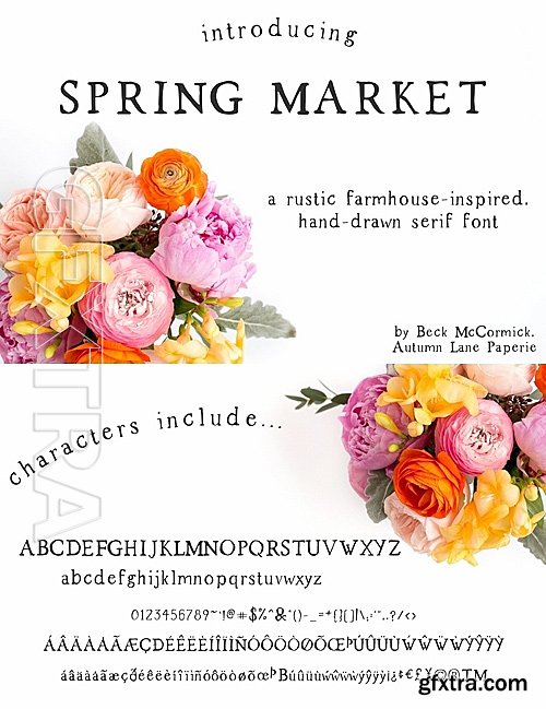 CM - Spring Market - Rustic Font 1388413