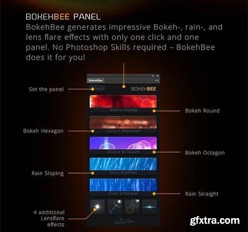 BokehBee Panel for Adobe Photoshop