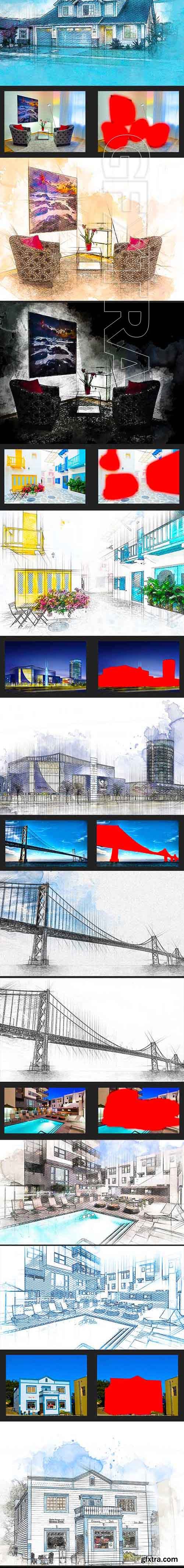 GraphicRiver - Architecture Art Photoshop Action 20889459