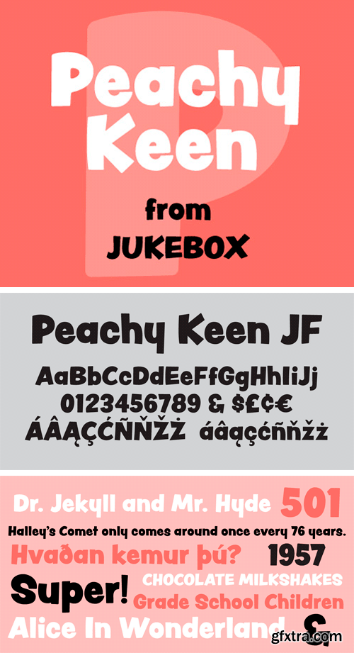 Peachy Keen JF Font