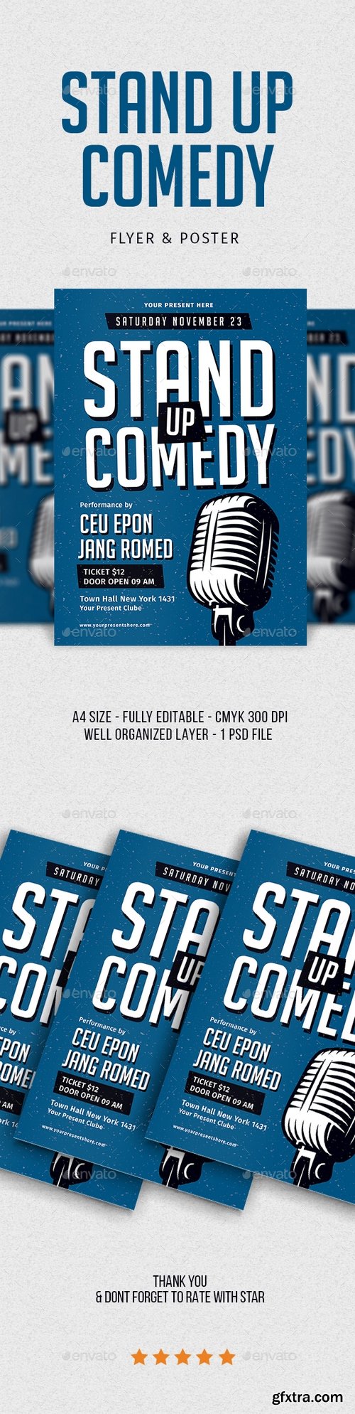 Graphicriver - Stand Up Comedy Flyer 20927674