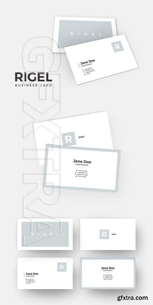 CreativeMarket - Rigel Business Card Template 2003165