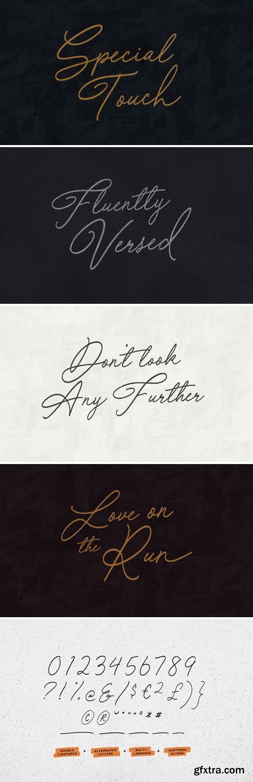 Special Touch Script Font