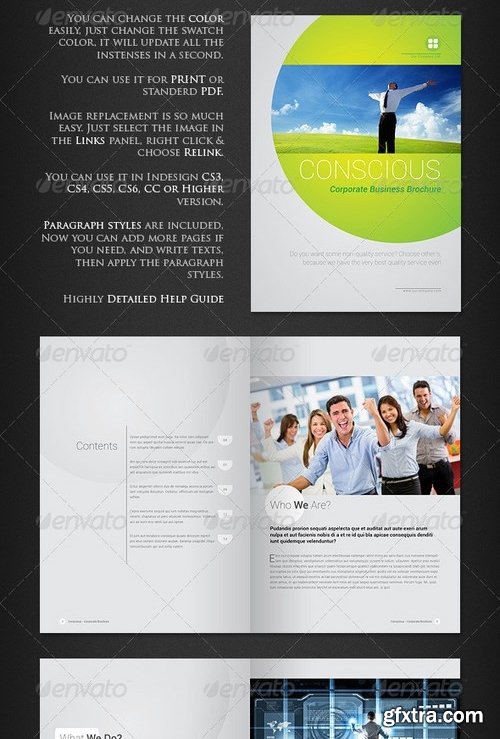 GraphicRiver - Conscious - Corporate Brochure Design - 16 Pages 6789947