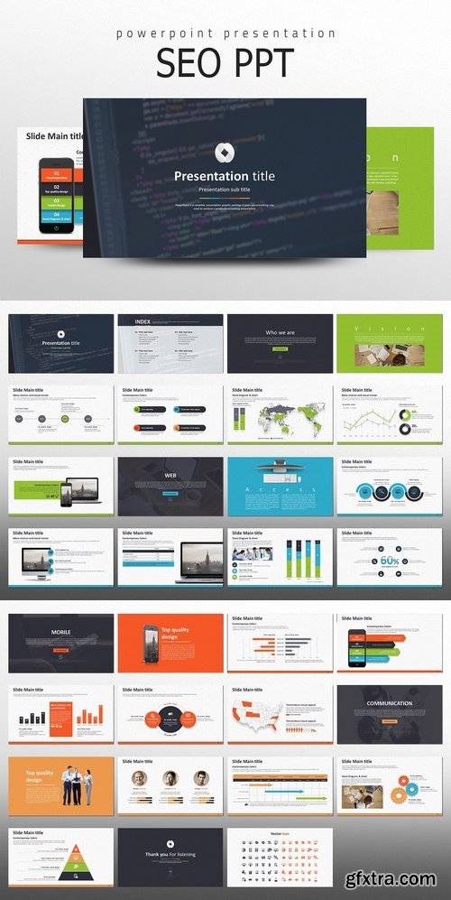 CM - SEO PowerPoint Template 1376393