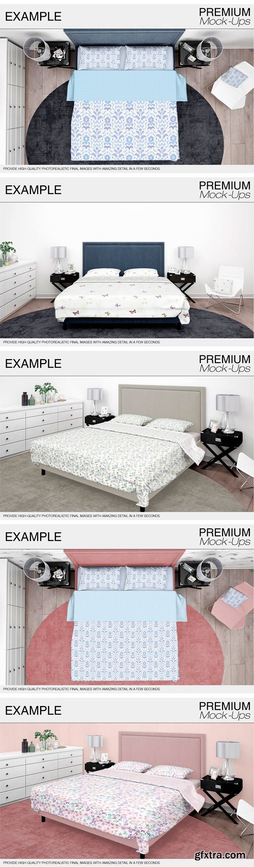 CM - Bedding Mockup Set 1828056