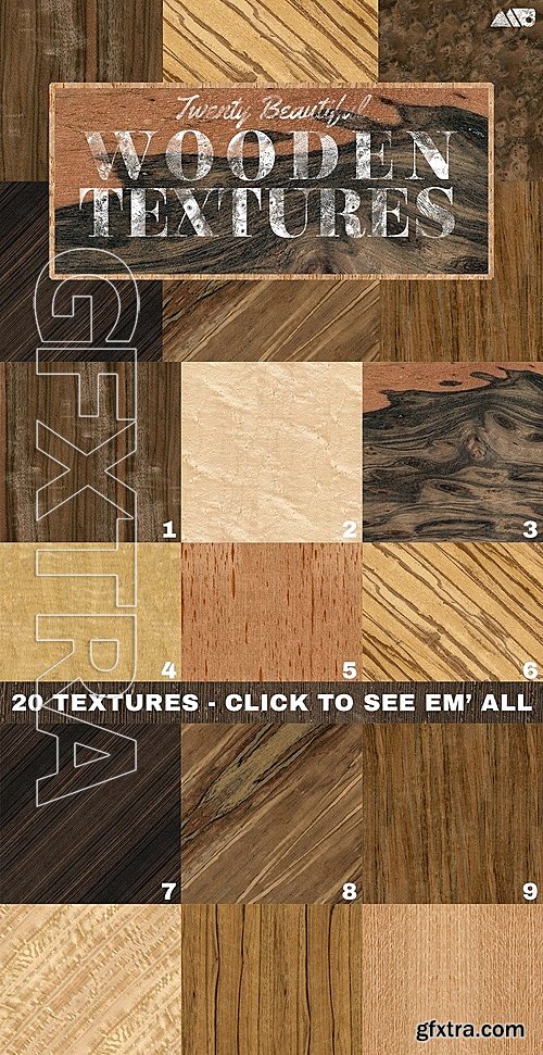 CM - 20 Wood Textures Pack 1403250