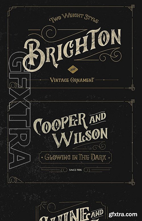 CM - Brighton Typeface Ornaments 1399777