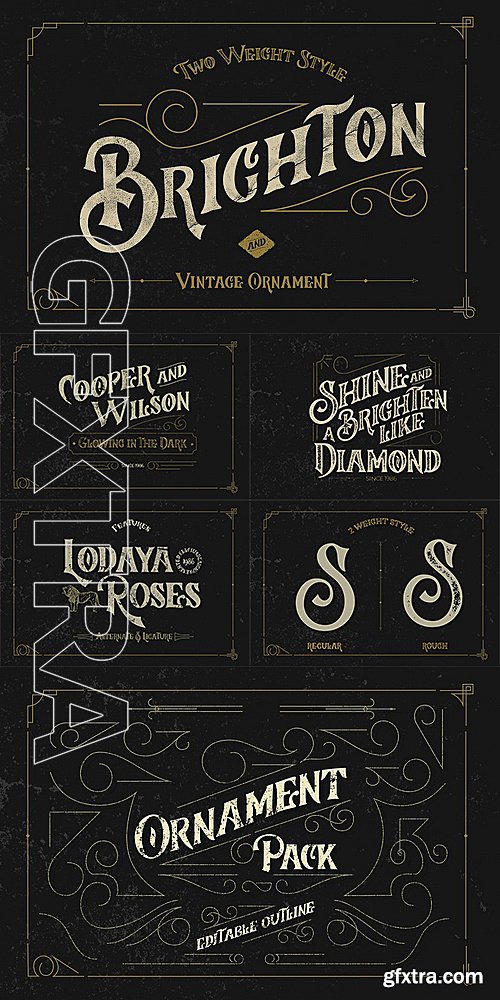 CM - Brighton Typeface Ornaments 1399777