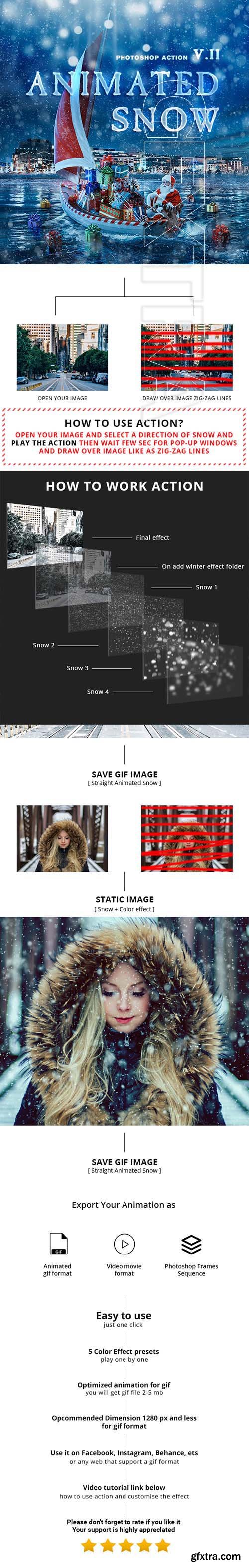 GraphicRiver - Animation Snow v2 Action 20916693