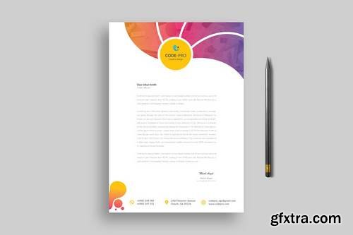 Professional & Well Decorated Letterhead design