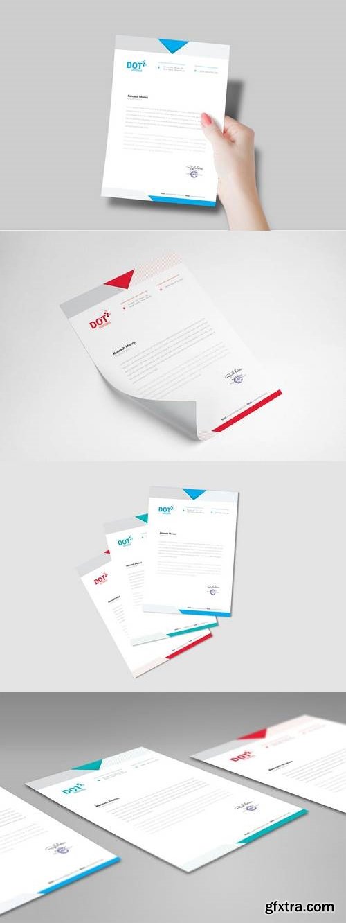 Professional & Well Decorated design Letterhead