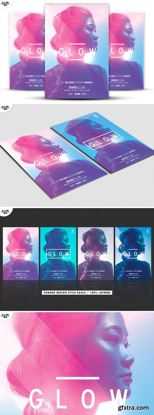 CM - GLOW Flyer Template 1957138