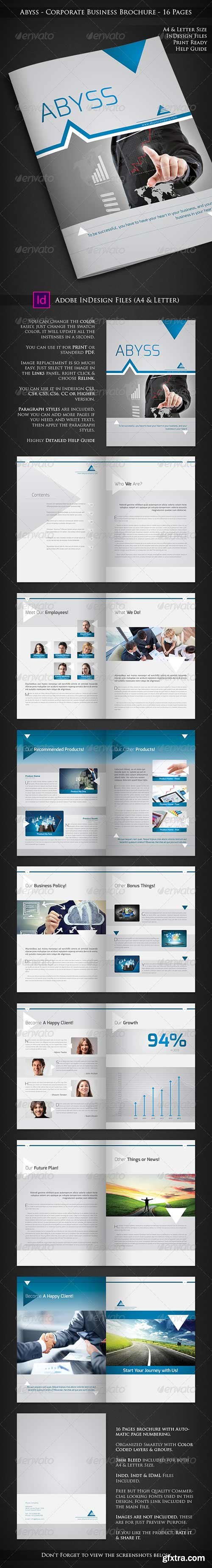 Graphicriver - Abyss - Corporate Business Brochure - 16 Pages 6842570