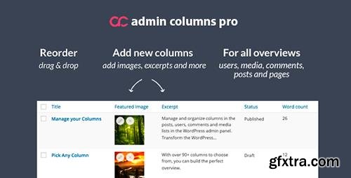 Admin Columns Pro v4.0.11 - WordPress Columns Manager