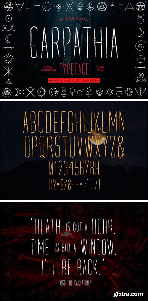 CM - Carpathia Typeface + Extras 1985612