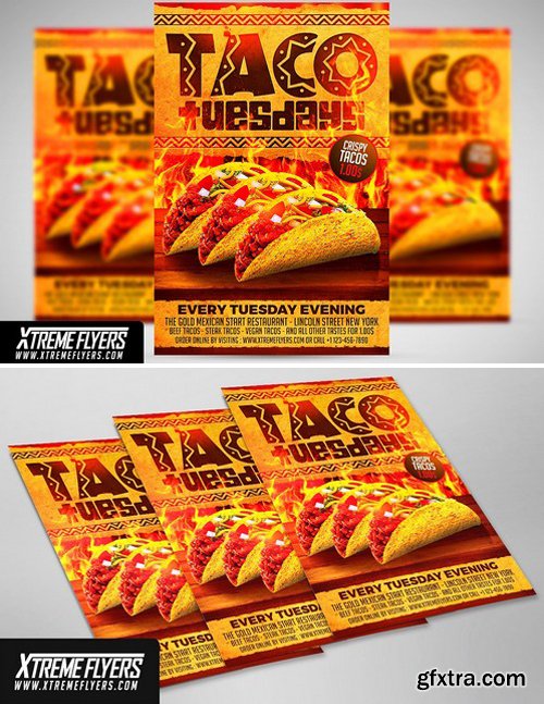 CM - Taco Tuesdays Flyer Template 1811360