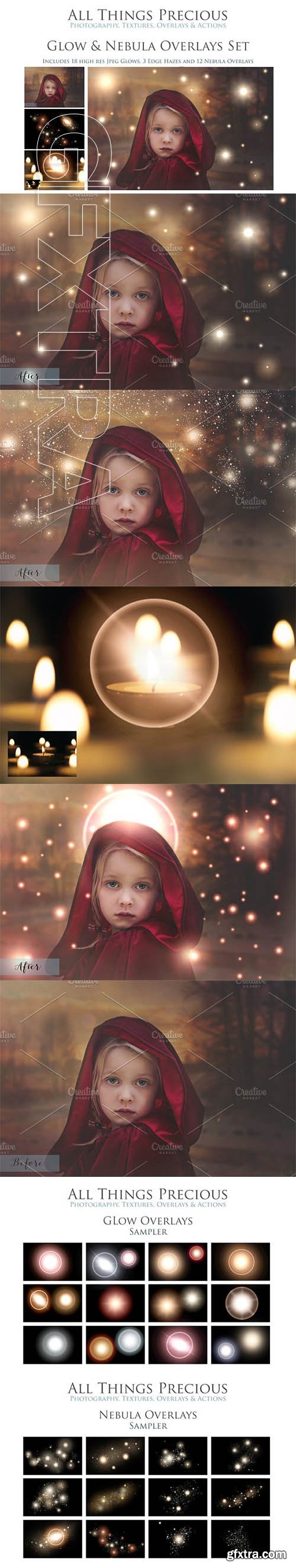 CreativeMarket - Fairy Glow and Nebula Overlays 2019158