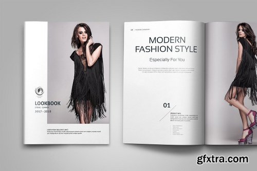 CreativeMarket Fashion Lookbook 2027320