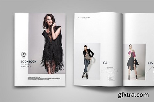 CreativeMarket Fashion Lookbook 2027320