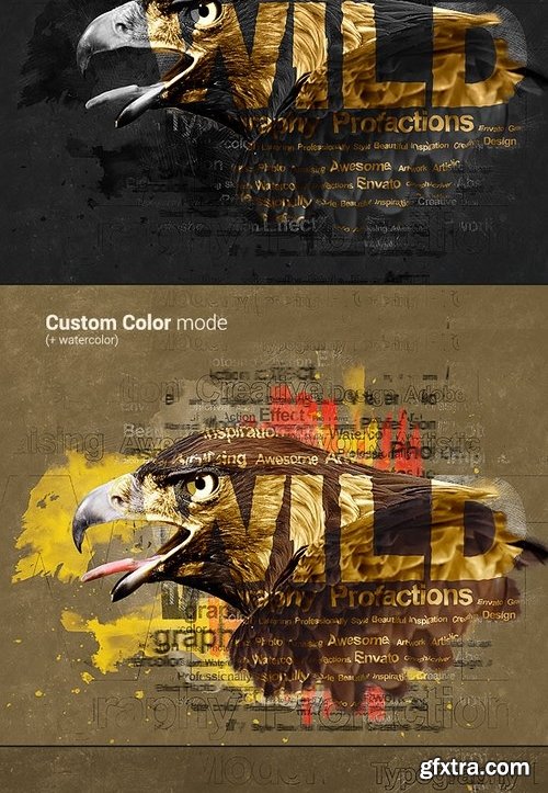 GraphicRiver - Textum - Lettering Photoshop Action 20935207