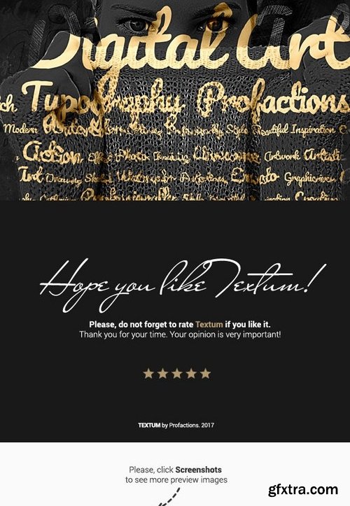 GraphicRiver - Textum - Lettering Photoshop Action 20935207