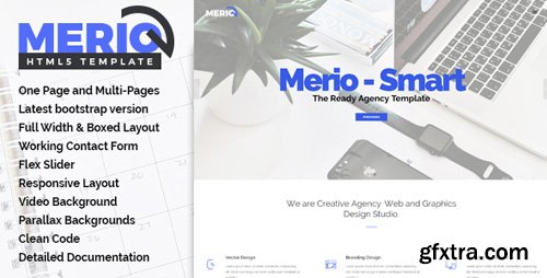 ThemeForest - Merio v1.0 - Creative One Page Parallax - 20331608