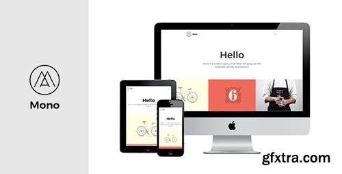 ThemeForest - MONO v1.0 - Premium Web Template for Creatives / Agency / Portfolio / Personal / Small Business Websites - 20706961