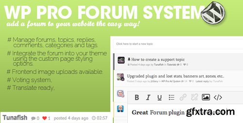 CodeCanyon - WP Pro Forum System v1.3.6 - 6537267