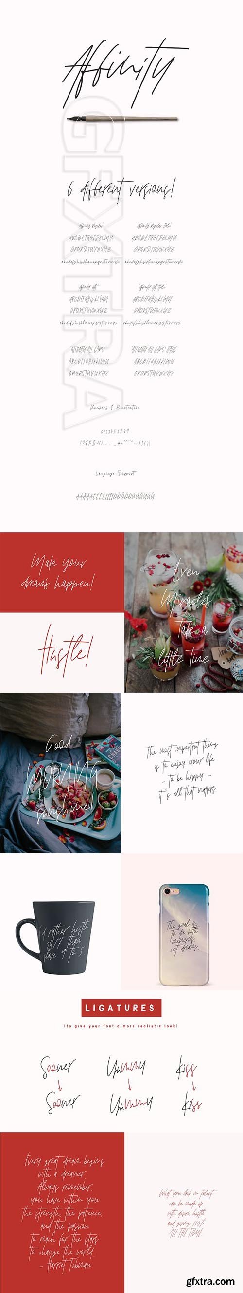 CreativeMarket - Affinity Font Set 2020892