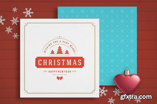 CreativeMarket 5 Christmas greeting cards 1920951