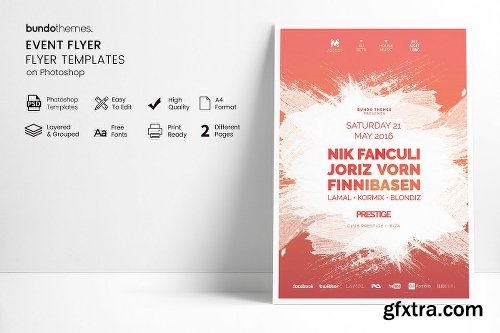 CreativeMarket Event Flyer 2028228