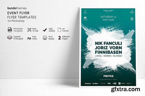 CreativeMarket Event Flyer 2028228