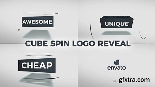 Videohive - Cube Spin Logo Reveal - 20925658