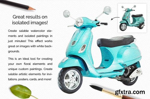 CreativeMarket PleinAir Watercolor Photo Effect Kit 2025431