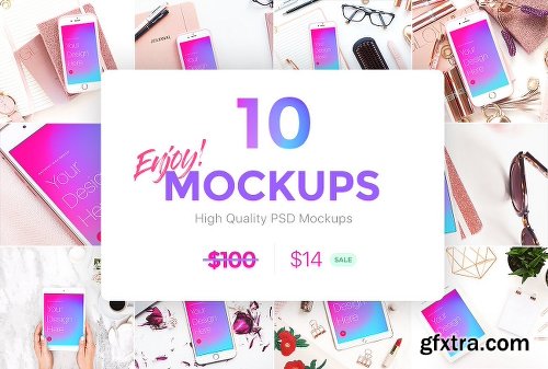 CreativeMarket 10 Cosmetics & Beaty Mockups Bundle 2026136