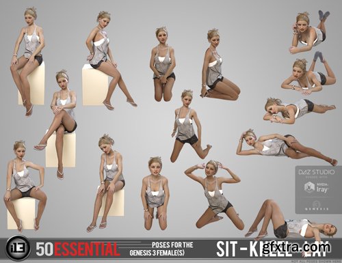 i13 50 Essential Poses for Genesis 3 Female(s)