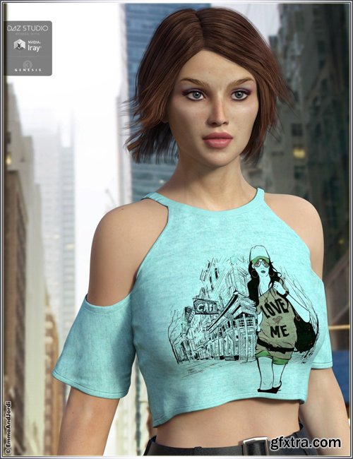 Manhattan Hair and Newsboy Cap for Genesis 3 Female(s) and Male(s)