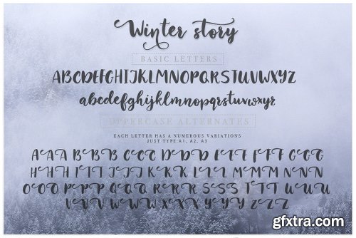 Winter Story Font Family - 2 Fonts