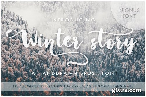 Winter Story Font Family - 2 Fonts