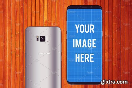 CreativeMarket Samsung Galaxy S8 Mockup 2028944
