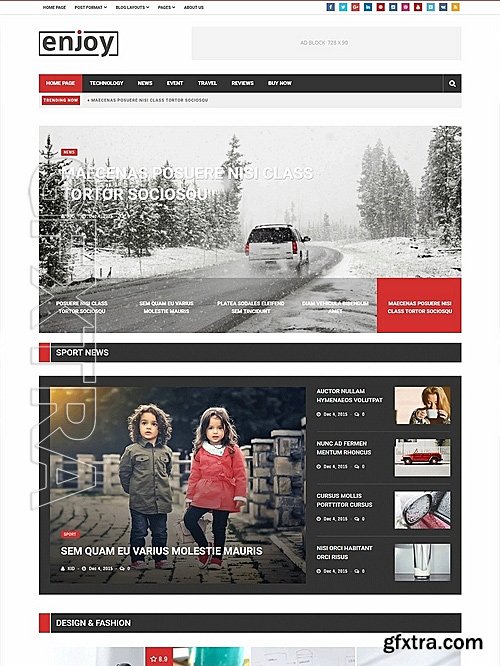 CM - Enjoy - Powerful WordPress Magazine 1355509